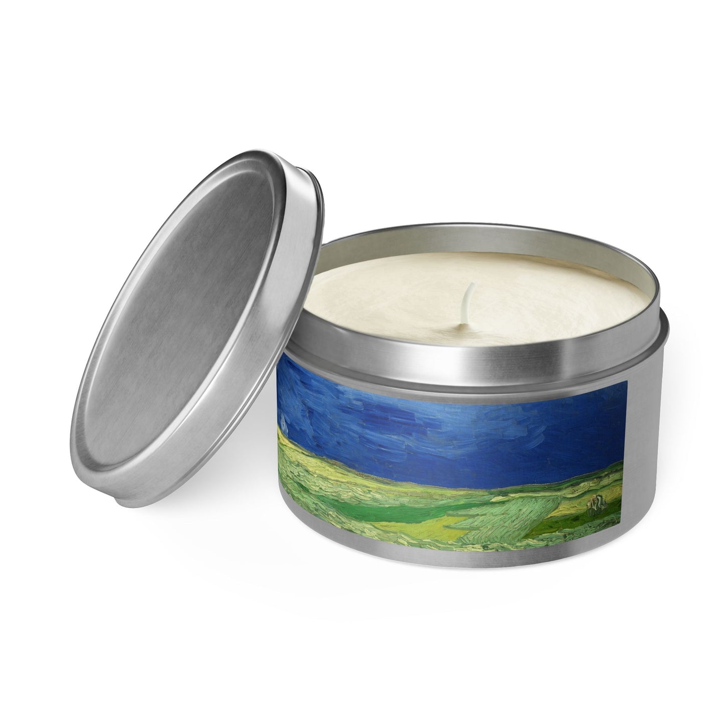 Cross Tin Candles