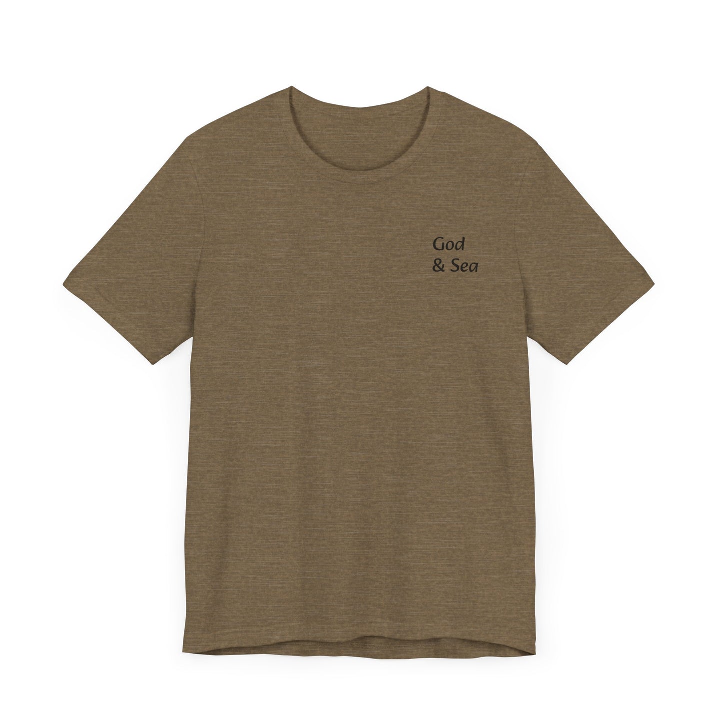 "God and Sea" Jersey Short Sleeve Tee Unisex