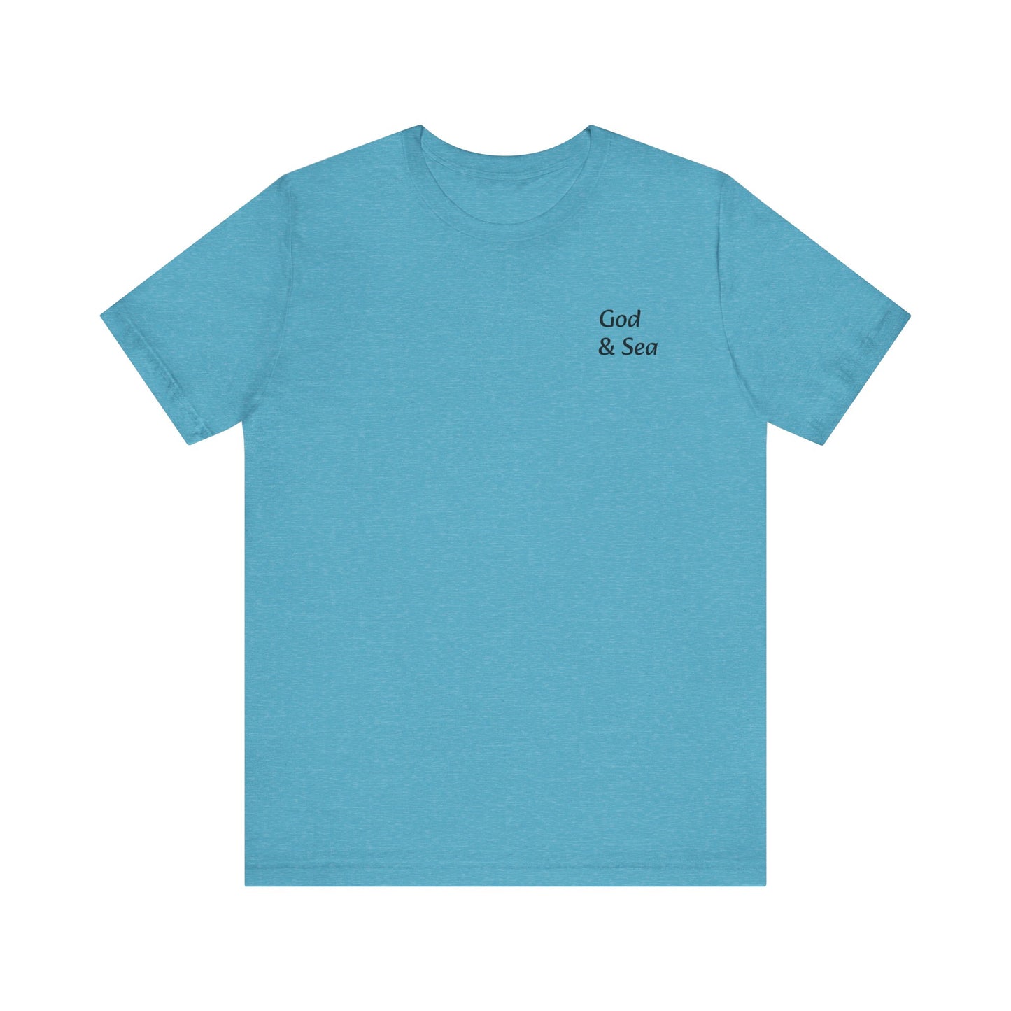 "God and Sea" Jersey Short Sleeve Tee Unisex