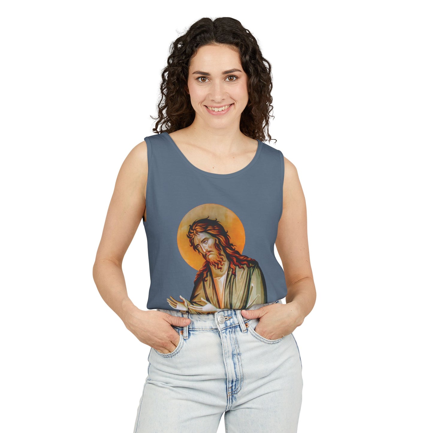 Unisex Faith Garment-Dyed Tank Top