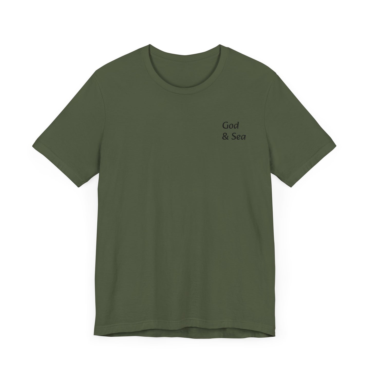 "God and Sea" Jersey Short Sleeve Tee Unisex