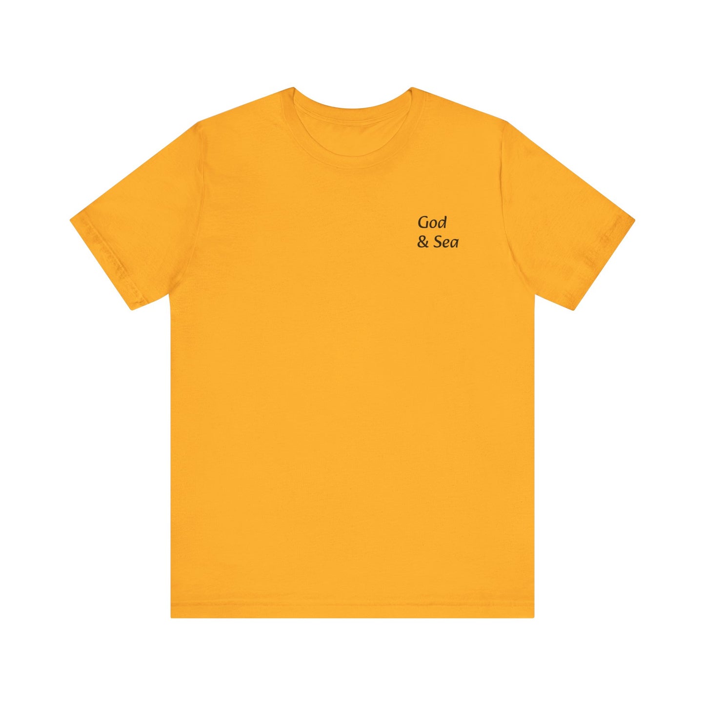"God and Sea" Jersey Short Sleeve Tee Unisex