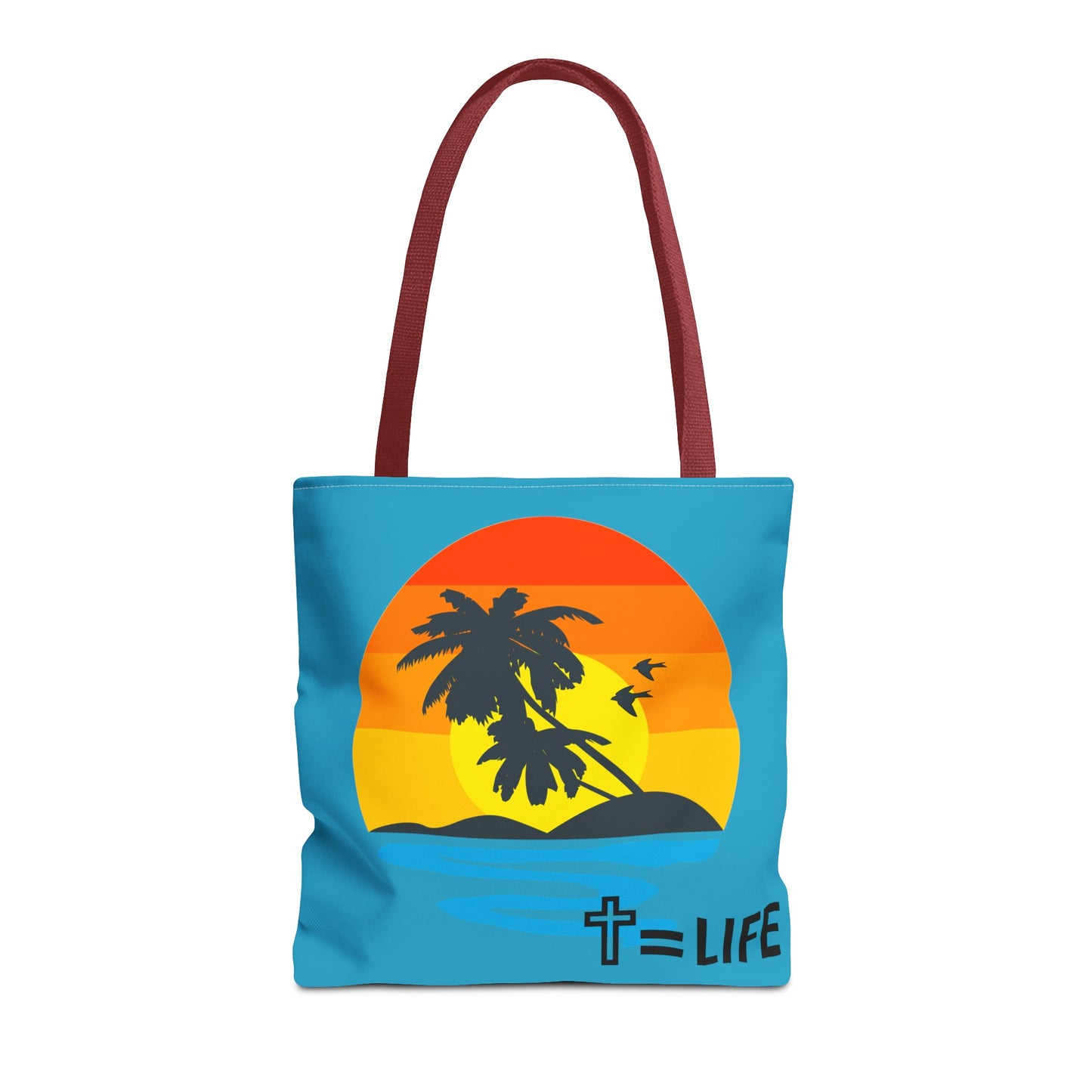 Cross Sunset Tote Bag