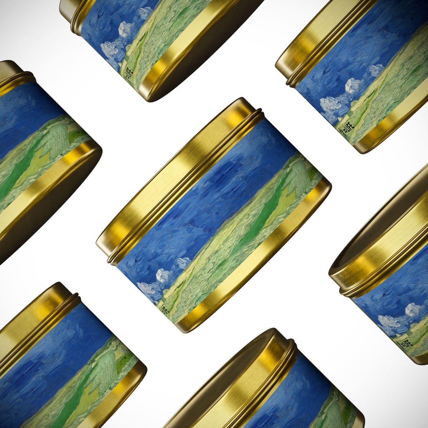 Cross Tin Candles
