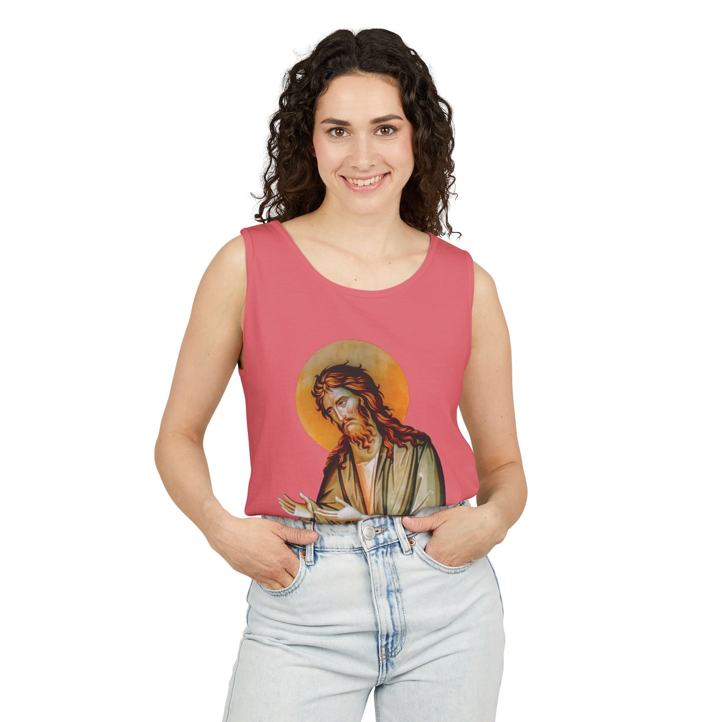Unisex Faith Garment-Dyed Tank Top