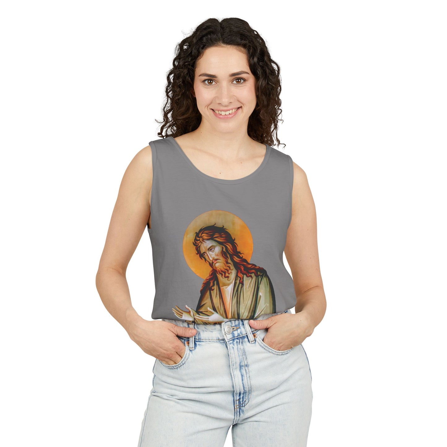 Unisex Faith Garment-Dyed Tank Top