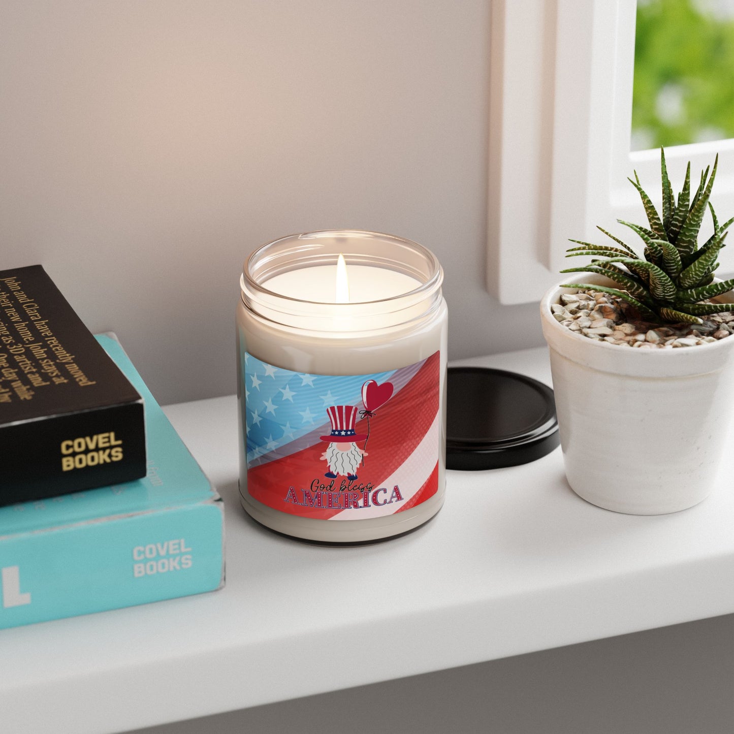 God Bless America Scented Soy Candle, 9oz