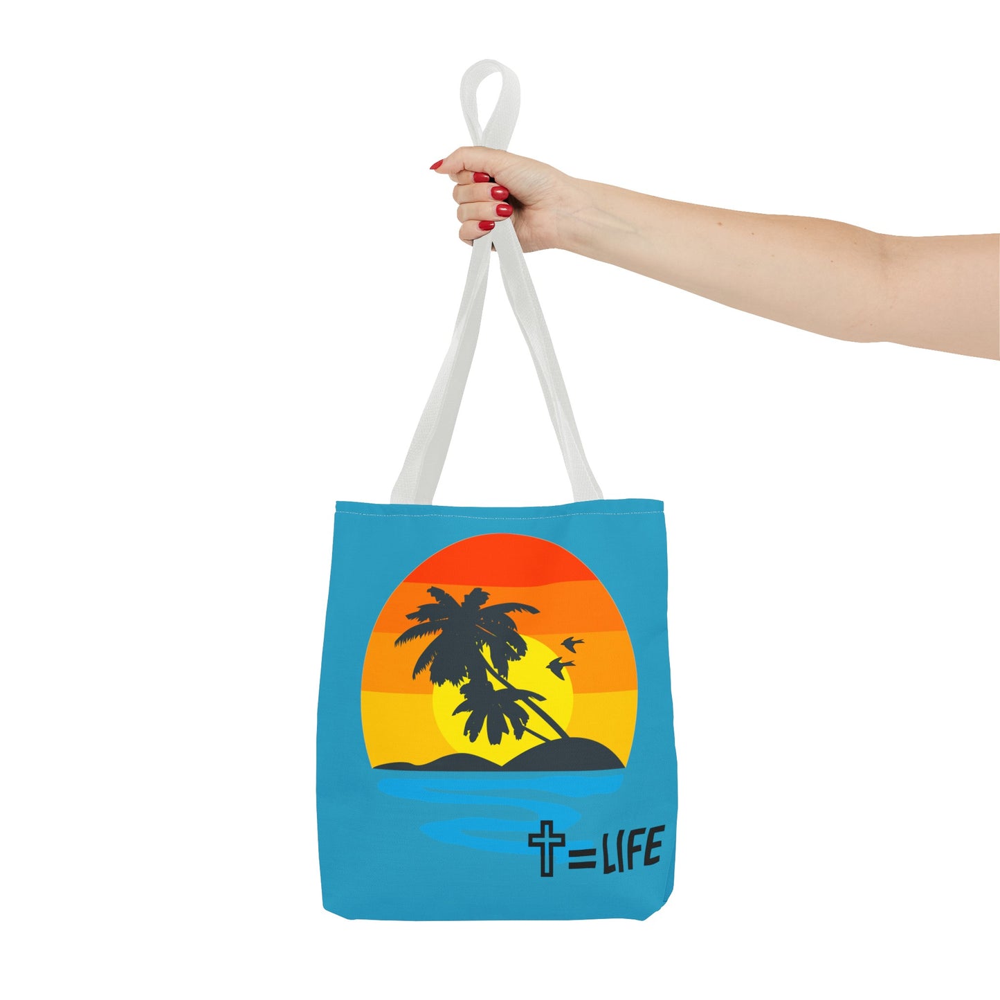 Cross Sunset Tote Bag