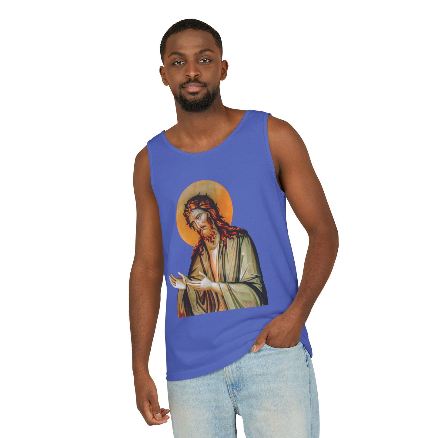 Unisex Faith Garment-Dyed Tank Top