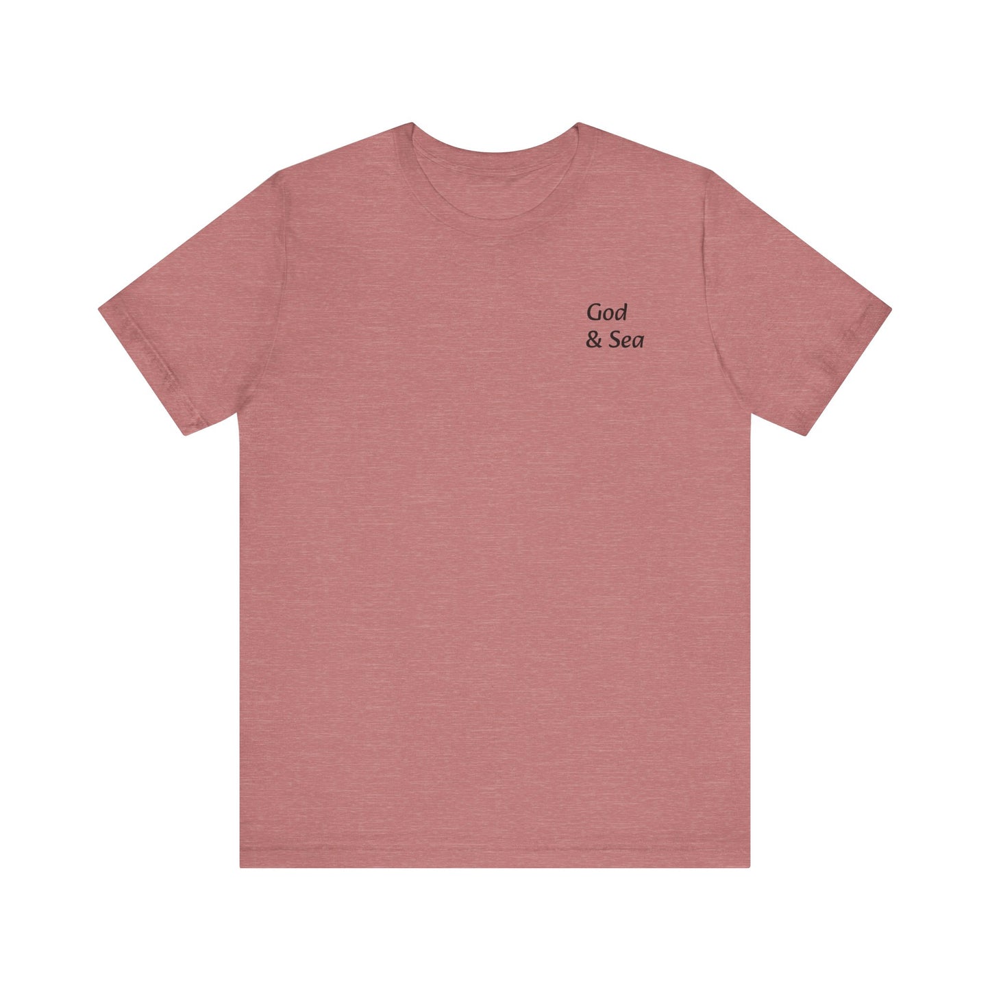 "God and Sea" Jersey Short Sleeve Tee Unisex