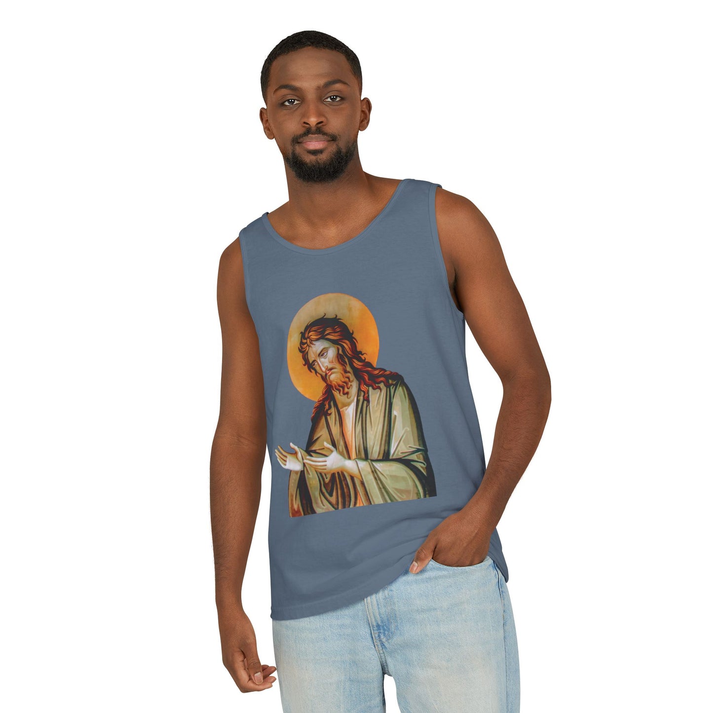 Unisex Faith Garment-Dyed Tank Top
