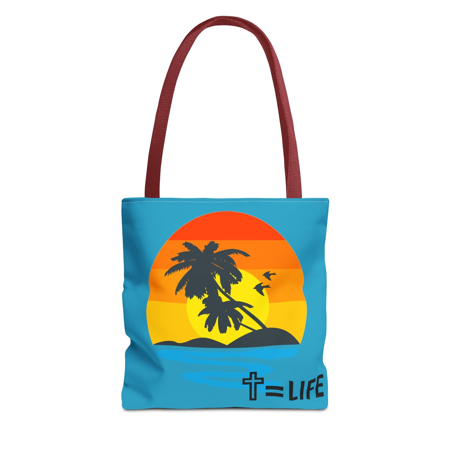 Cross Sunset Tote Bag
