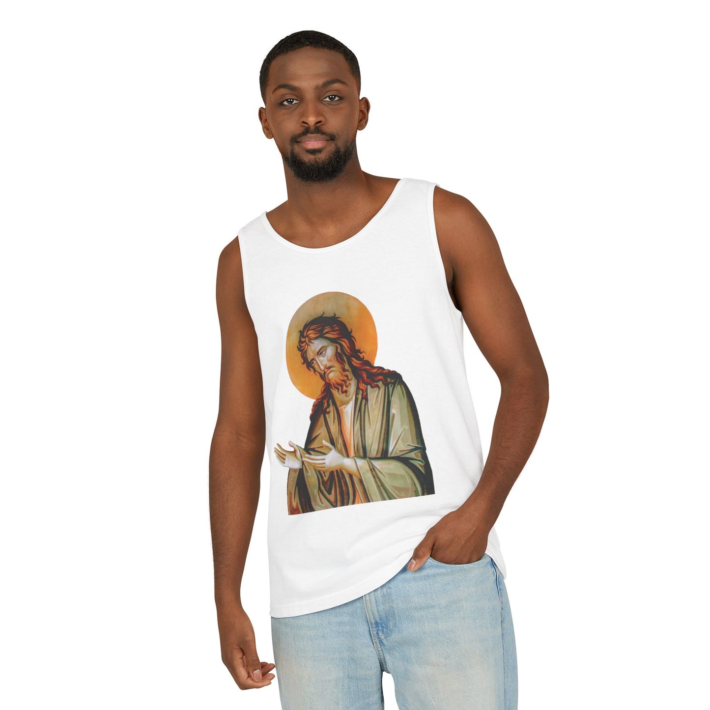 Unisex Faith Garment-Dyed Tank Top