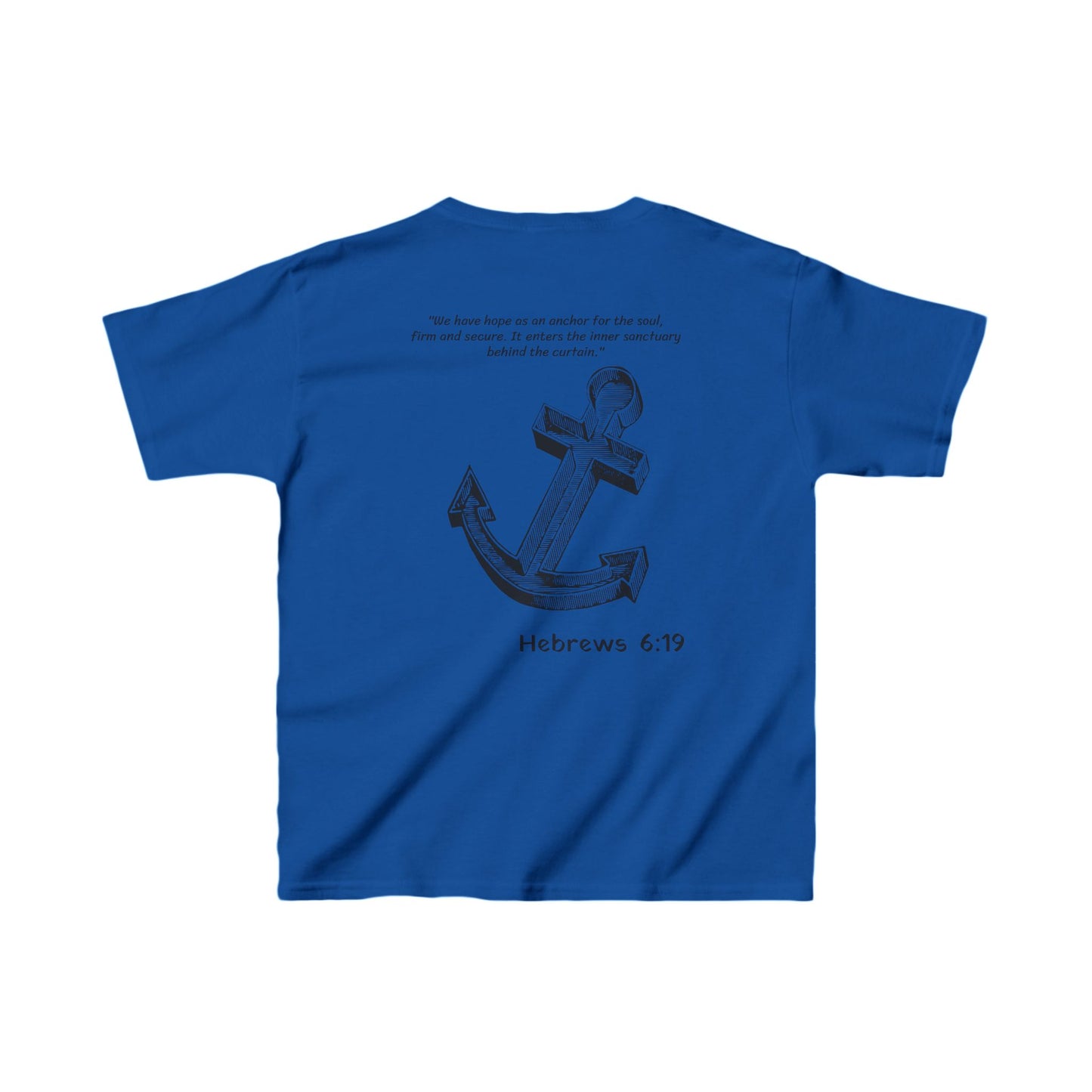 Kids "God is My Anchor" Heavy Cotton™ Tee