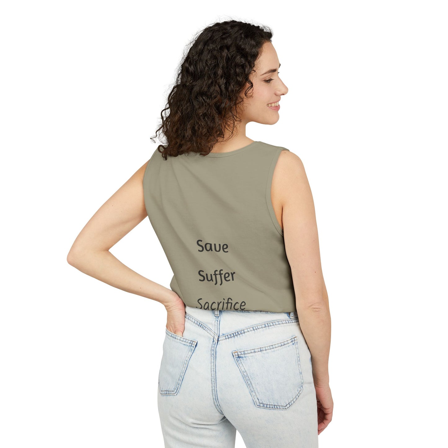 Unisex Faith Garment-Dyed Tank Top