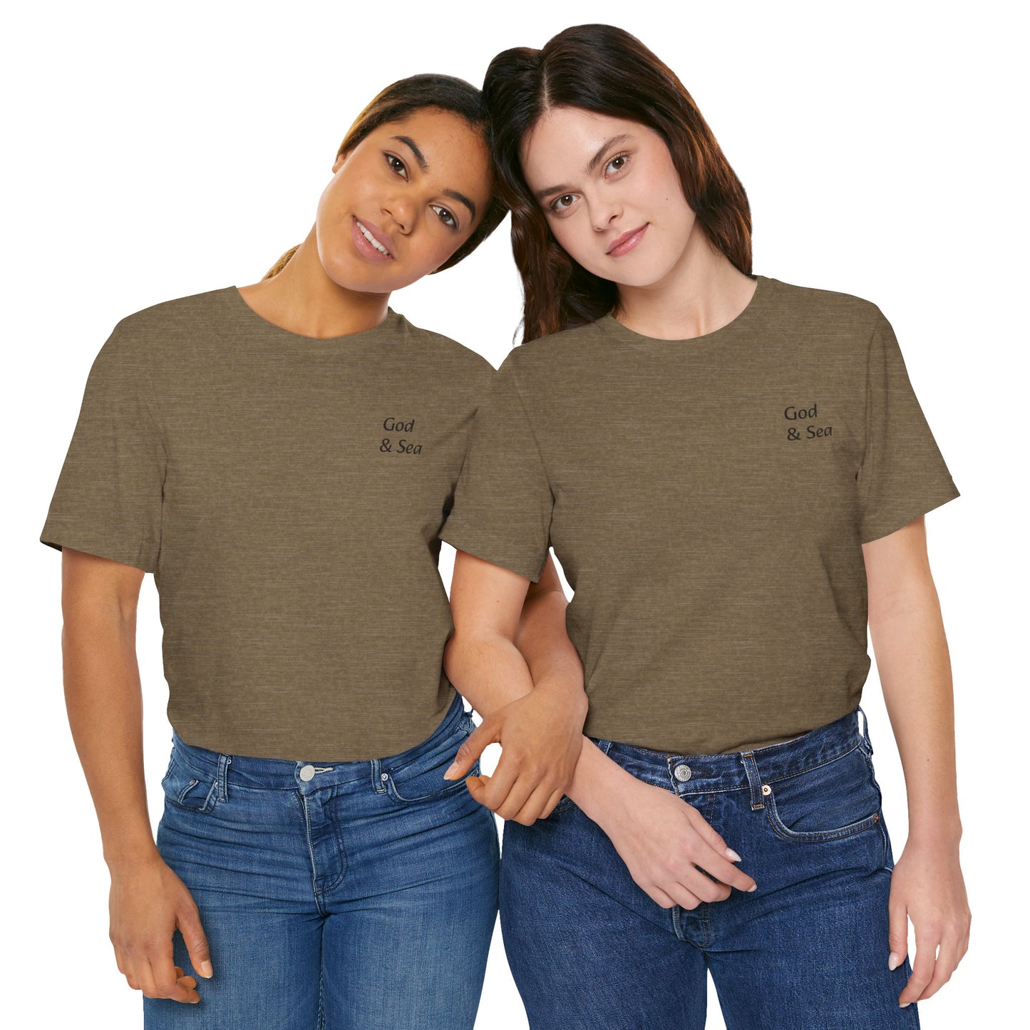 "God and Sea" Jersey Short Sleeve Tee Unisex