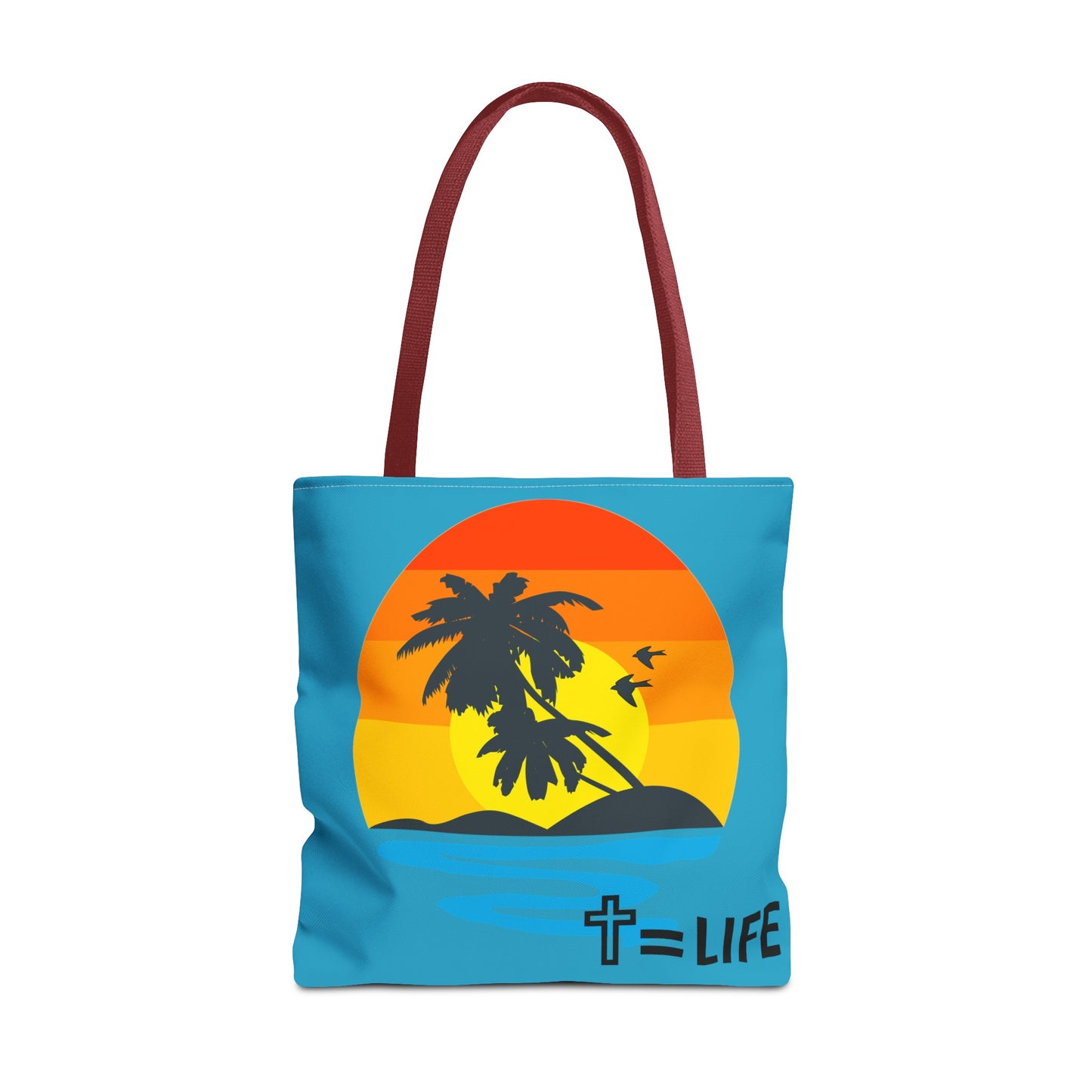 Cross Sunset Tote Bag
