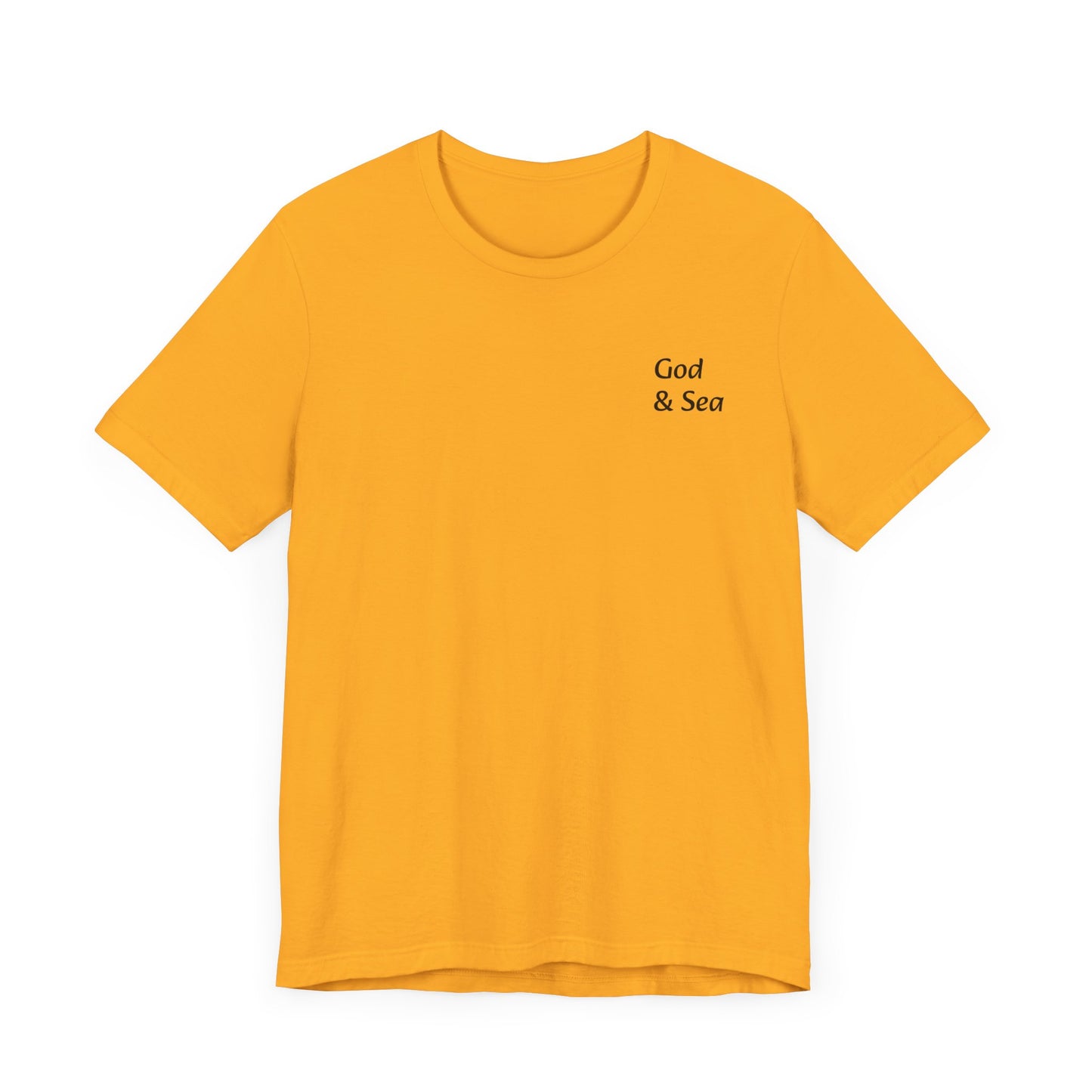 "God and Sea" Jersey Short Sleeve Tee Unisex