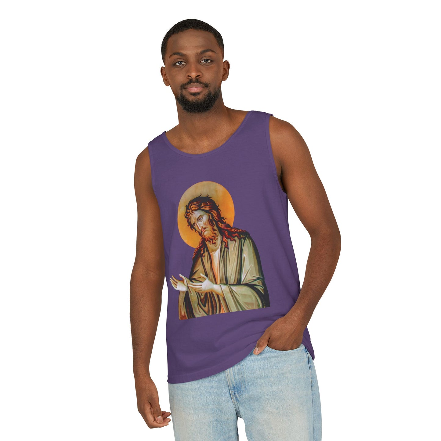Unisex Faith Garment-Dyed Tank Top