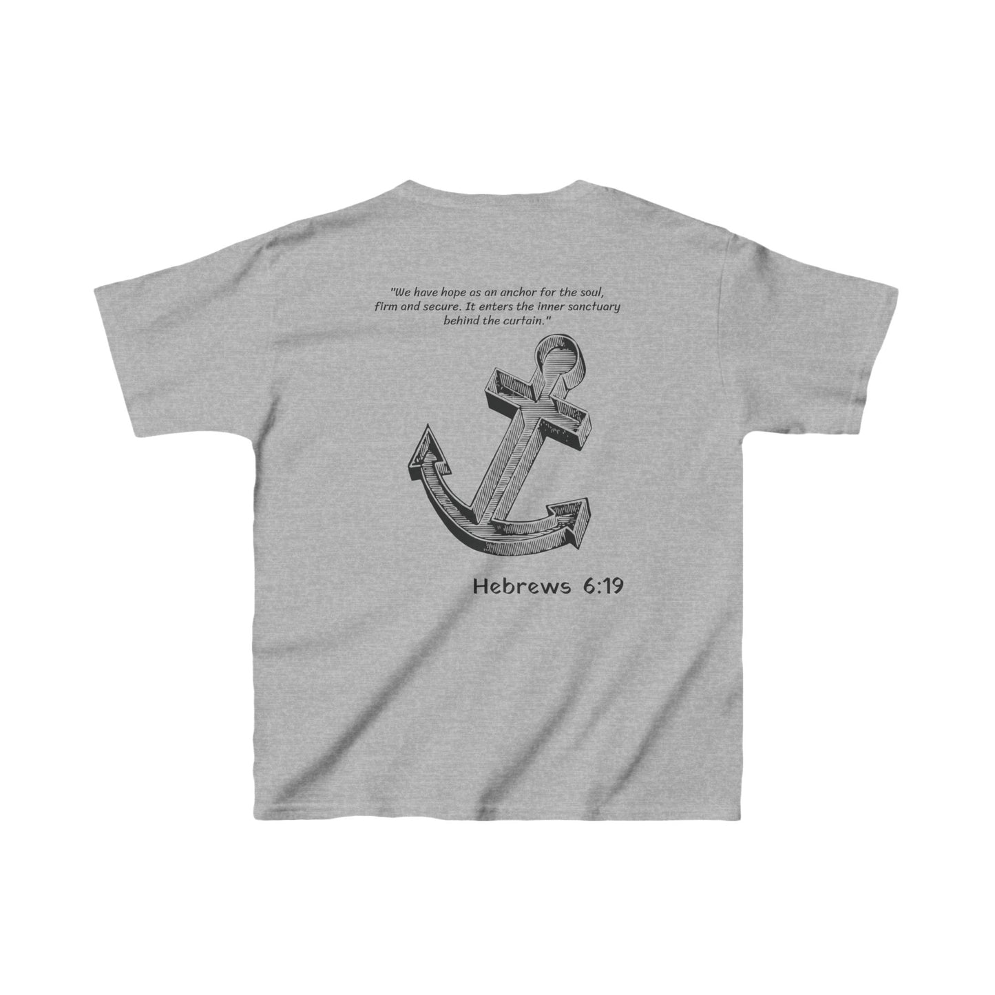 Kids "God is My Anchor" Heavy Cotton™ Tee