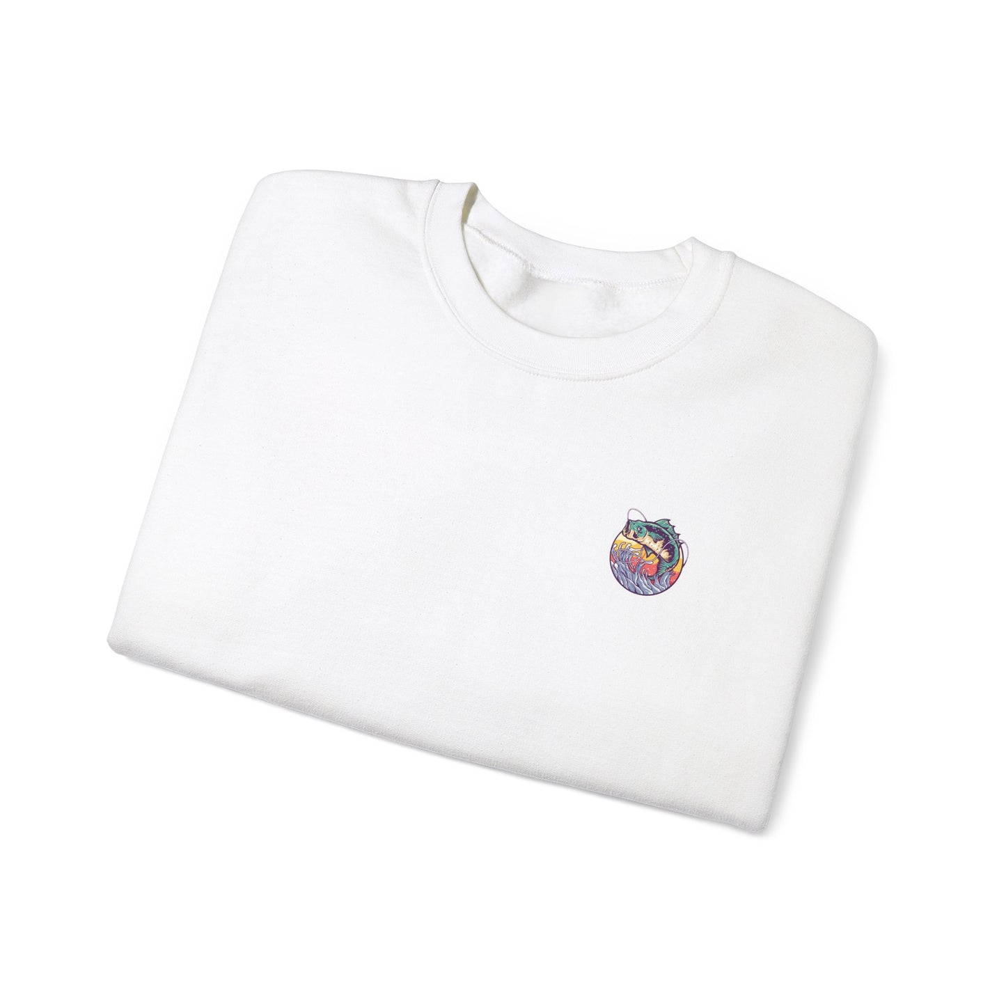 Embroidered Hooked on Jesus Crewneck Sweatshirt