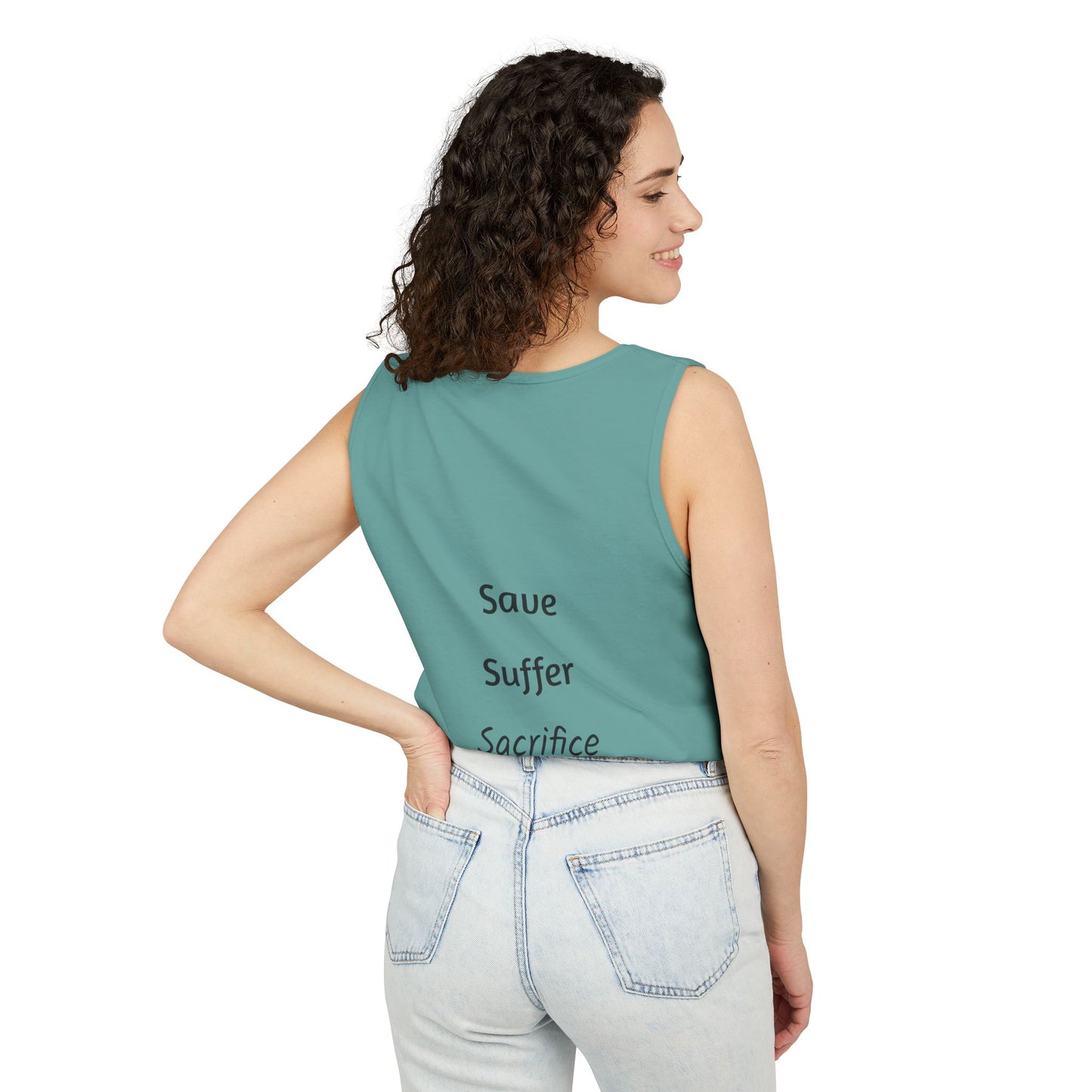 Unisex Faith Garment-Dyed Tank Top