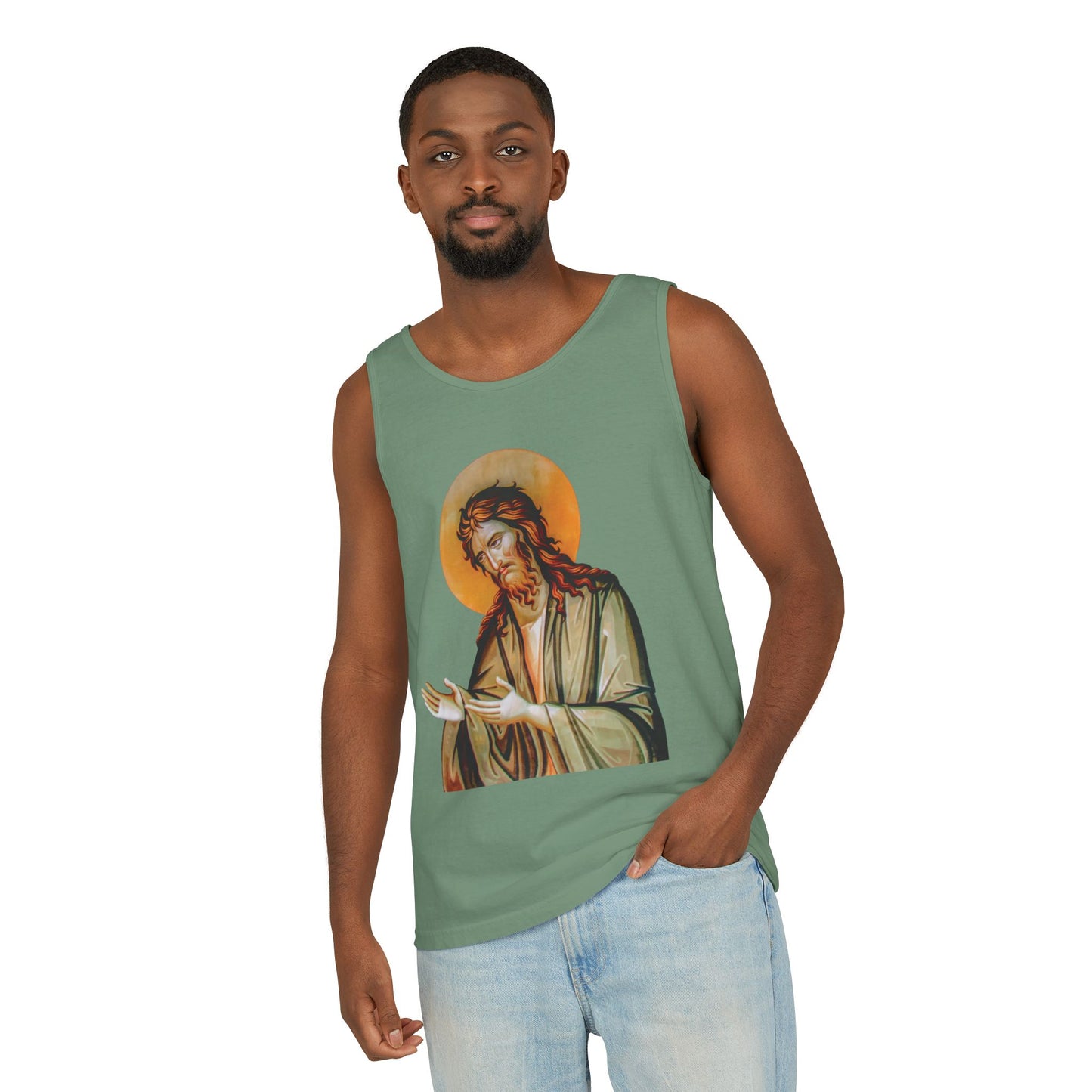 Unisex Faith Garment-Dyed Tank Top