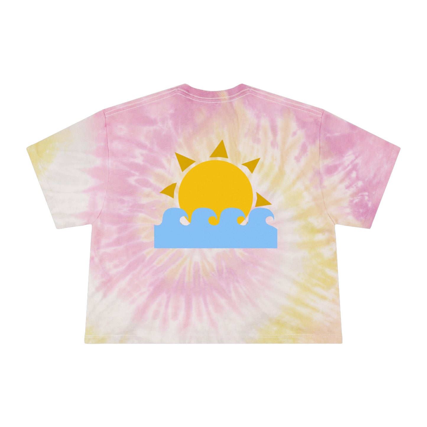 Women's Cross Tie-Dye Crop Tee