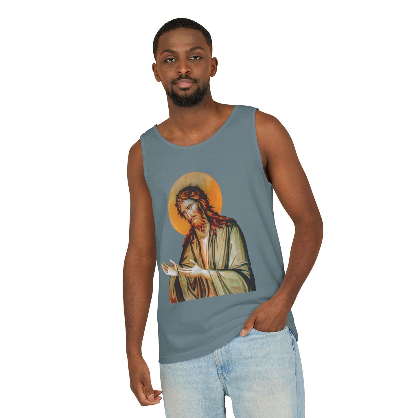 Unisex Faith Garment-Dyed Tank Top
