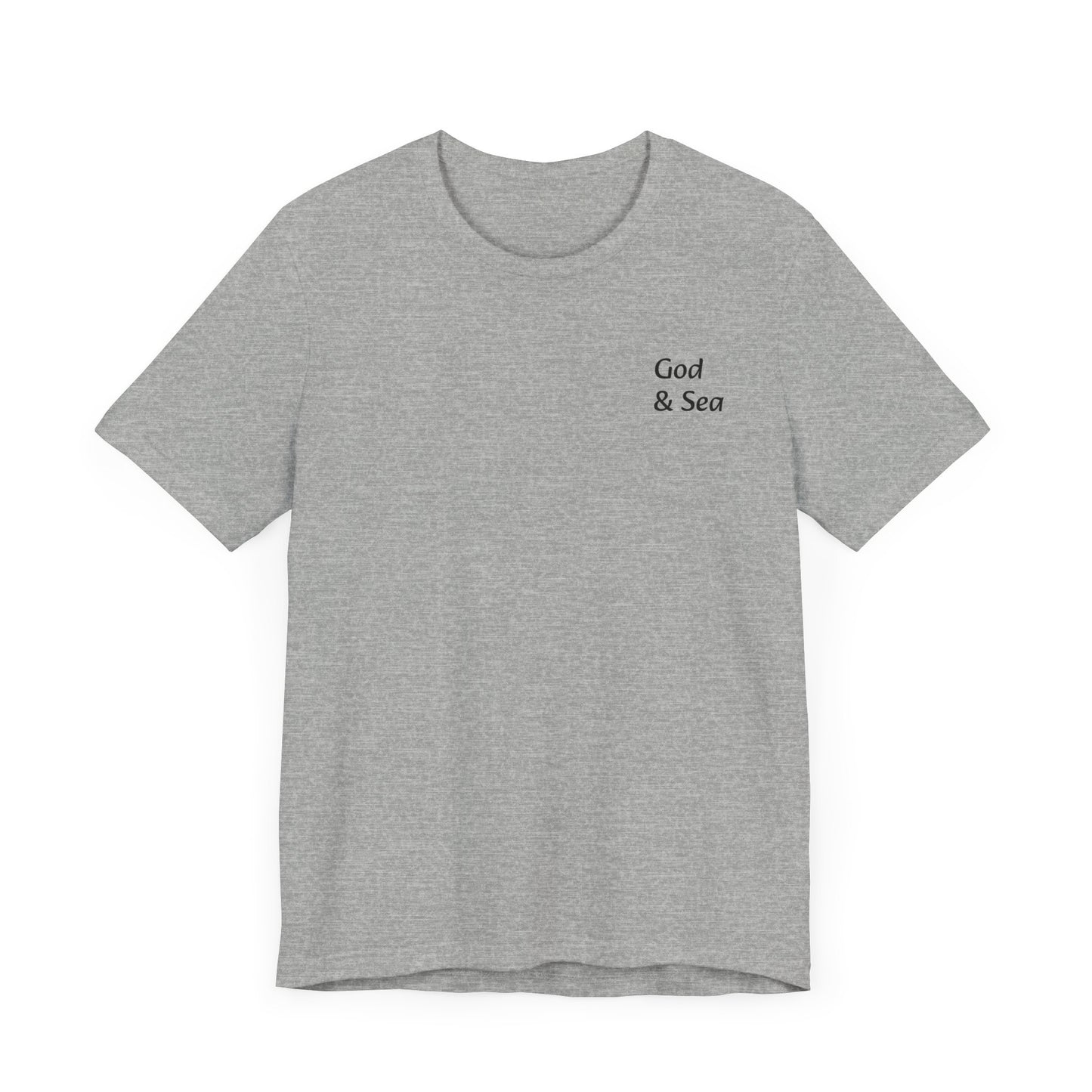 "God and Sea" Jersey Short Sleeve Tee Unisex
