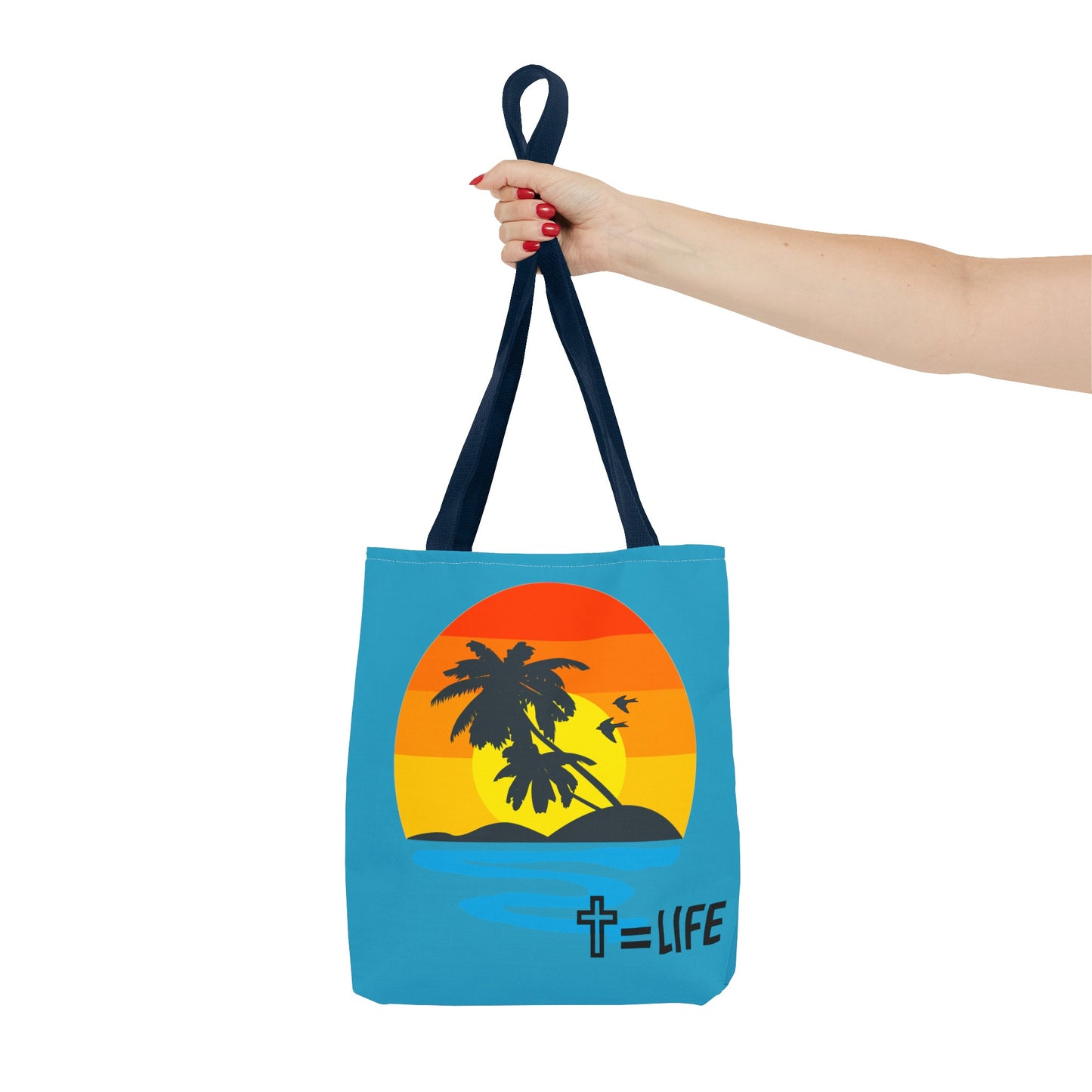 Cross Sunset Tote Bag