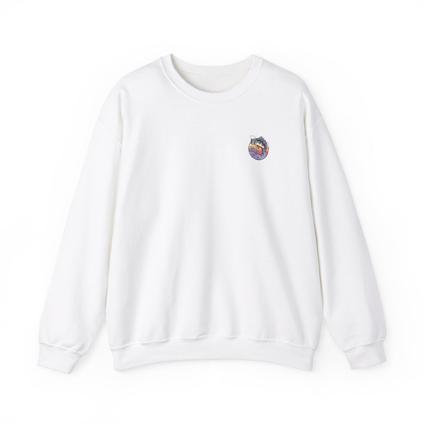 Embroidered Hooked on Jesus Crewneck Sweatshirt