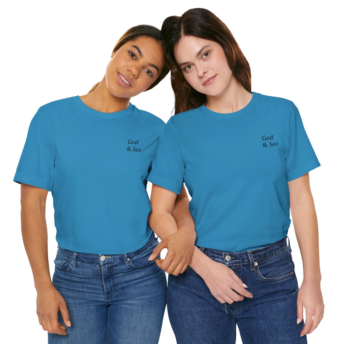 "God and Sea" Jersey Short Sleeve Tee Unisex