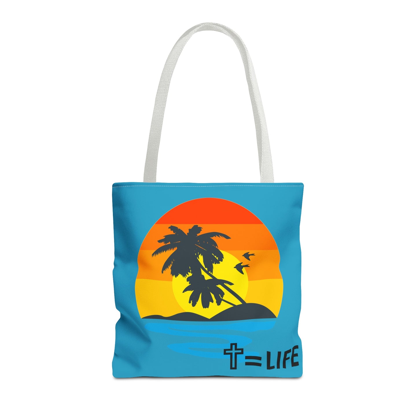 Cross Sunset Tote Bag