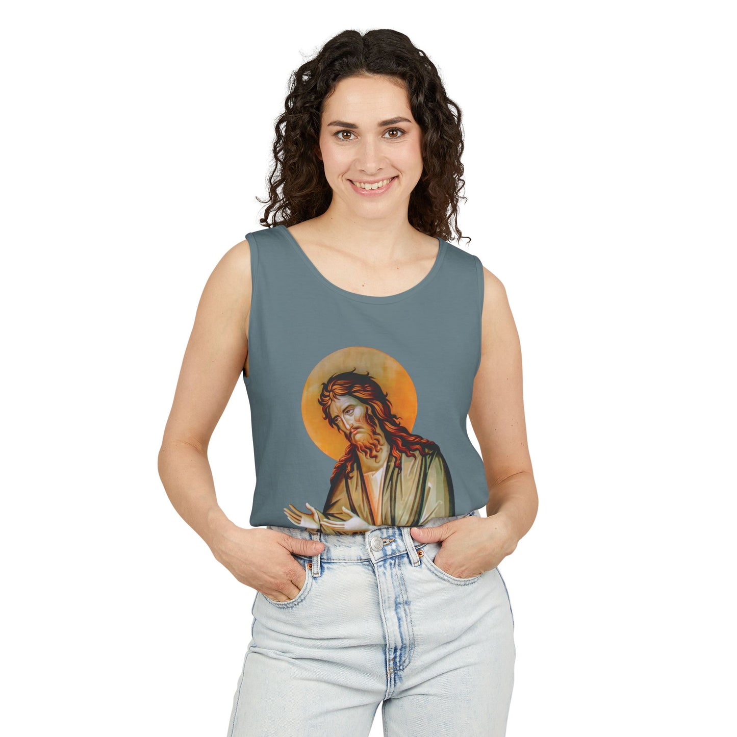 Unisex Faith Garment-Dyed Tank Top