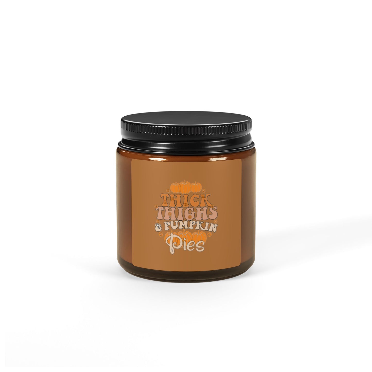 Scented Soy Candle (Multi-Size, Amber Jar)