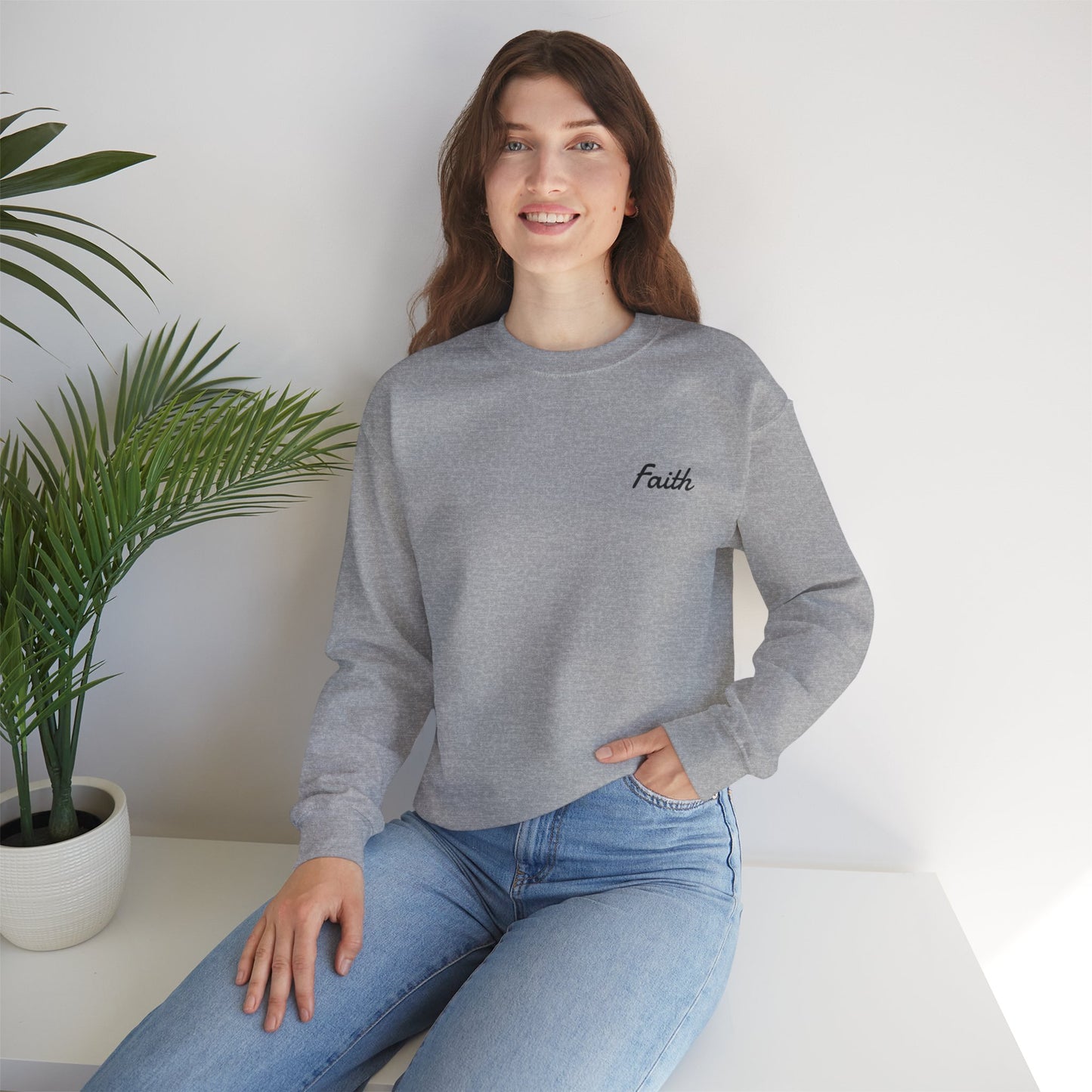 Unisex Faith Heavy Blend™ Crewneck Sweatshirt