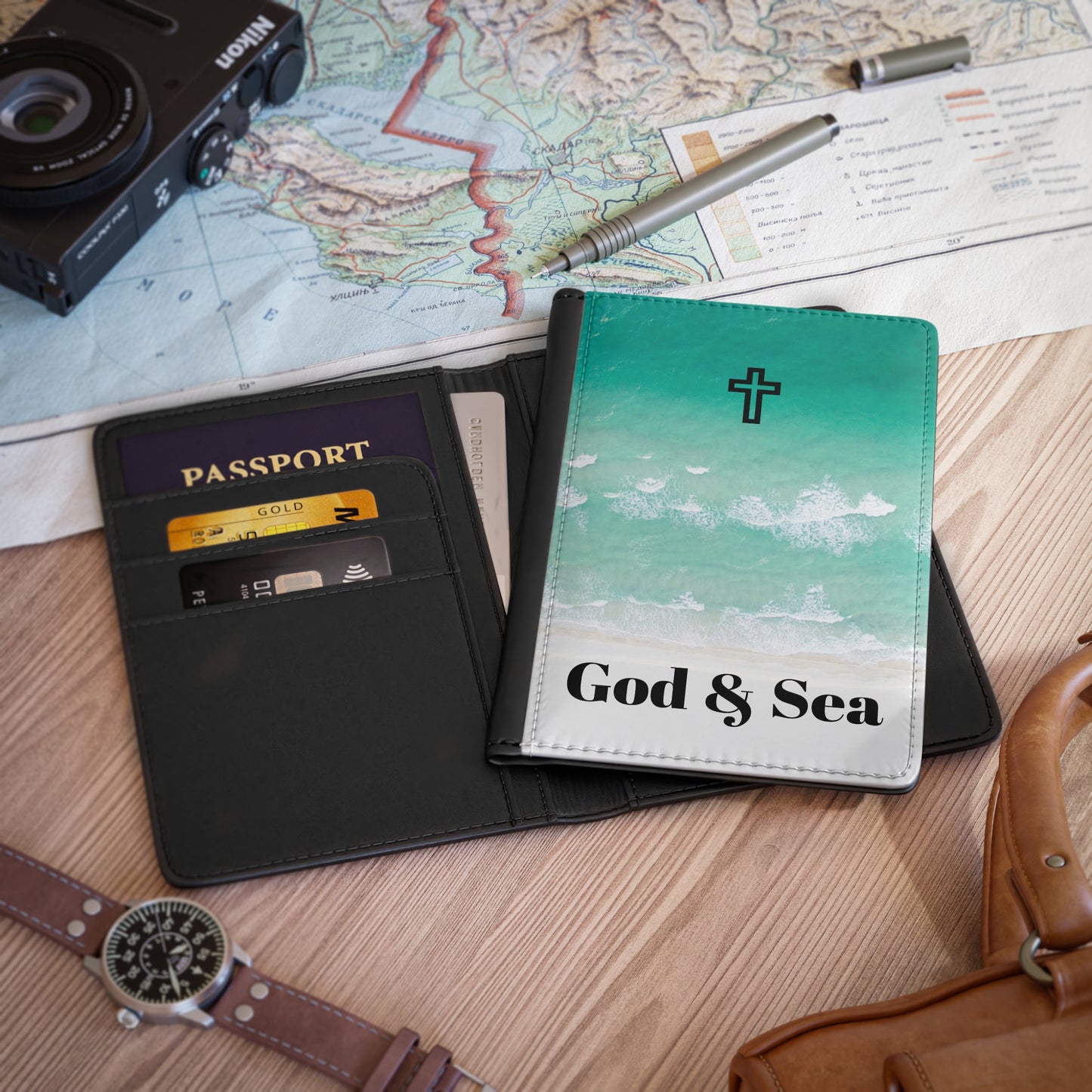Cross Passport Cover
