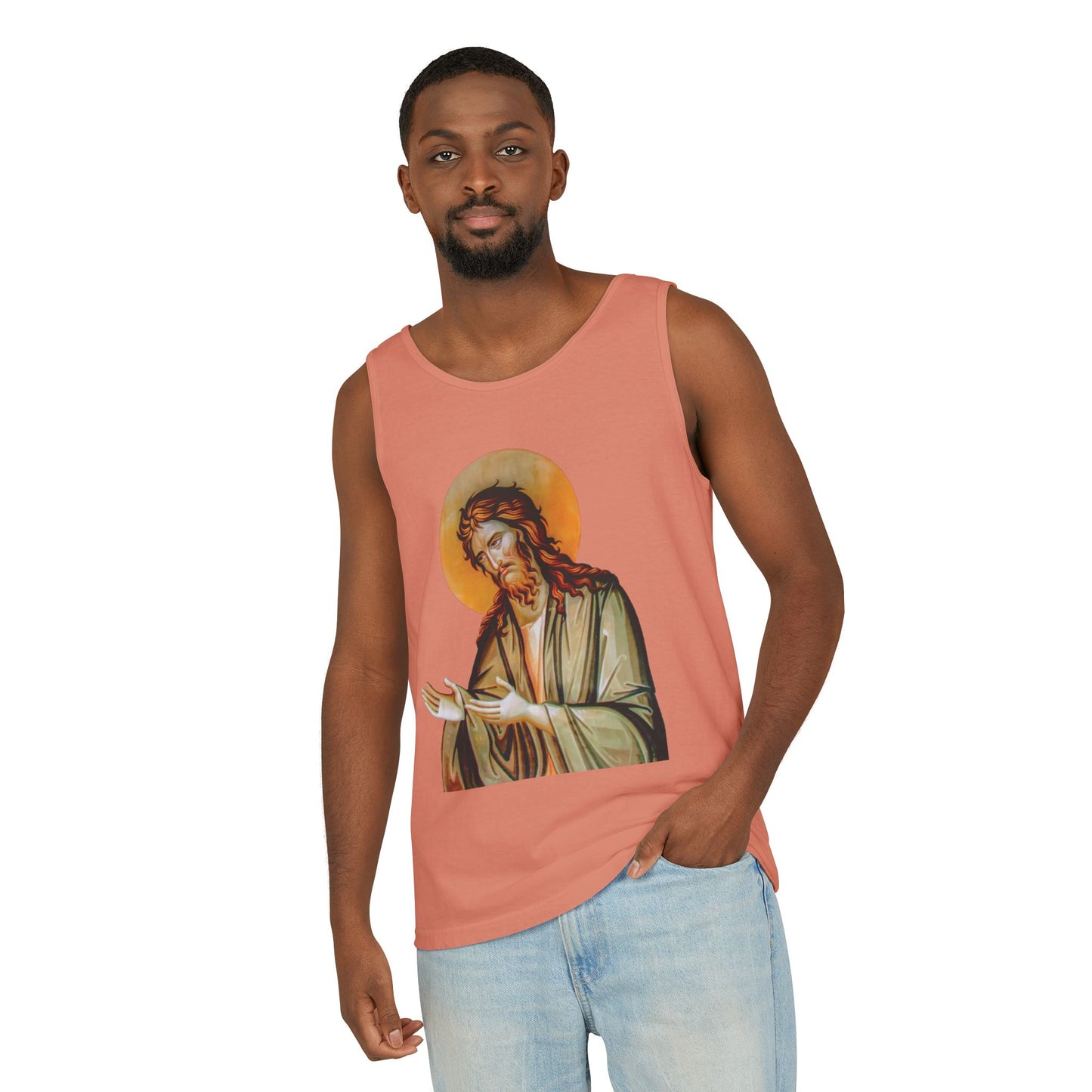 Unisex Faith Garment-Dyed Tank Top