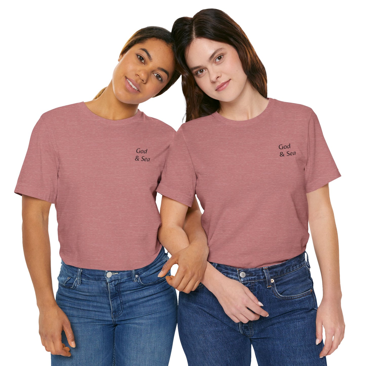 "God and Sea" Jersey Short Sleeve Tee Unisex
