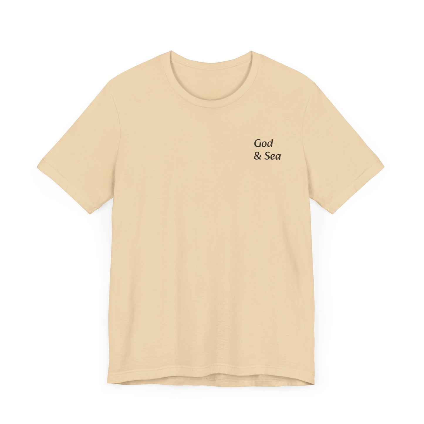 "God and Sea" Jersey Short Sleeve Tee Unisex