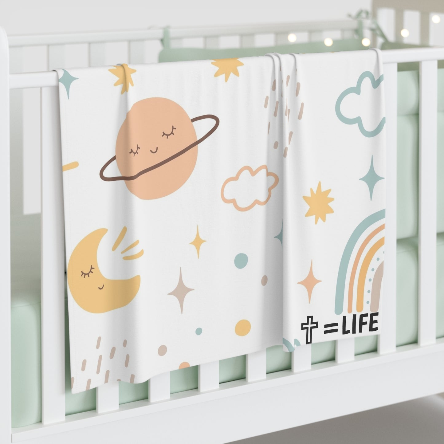 Faith Baby Swaddle Blanket