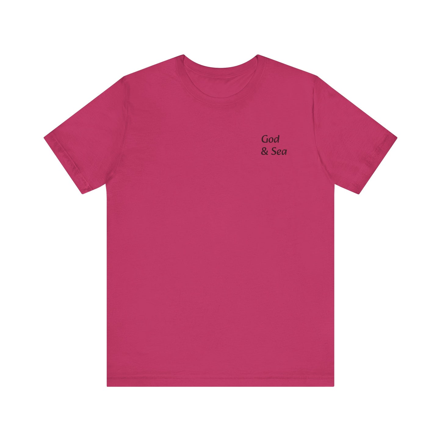 "God and Sea" Jersey Short Sleeve Tee Unisex
