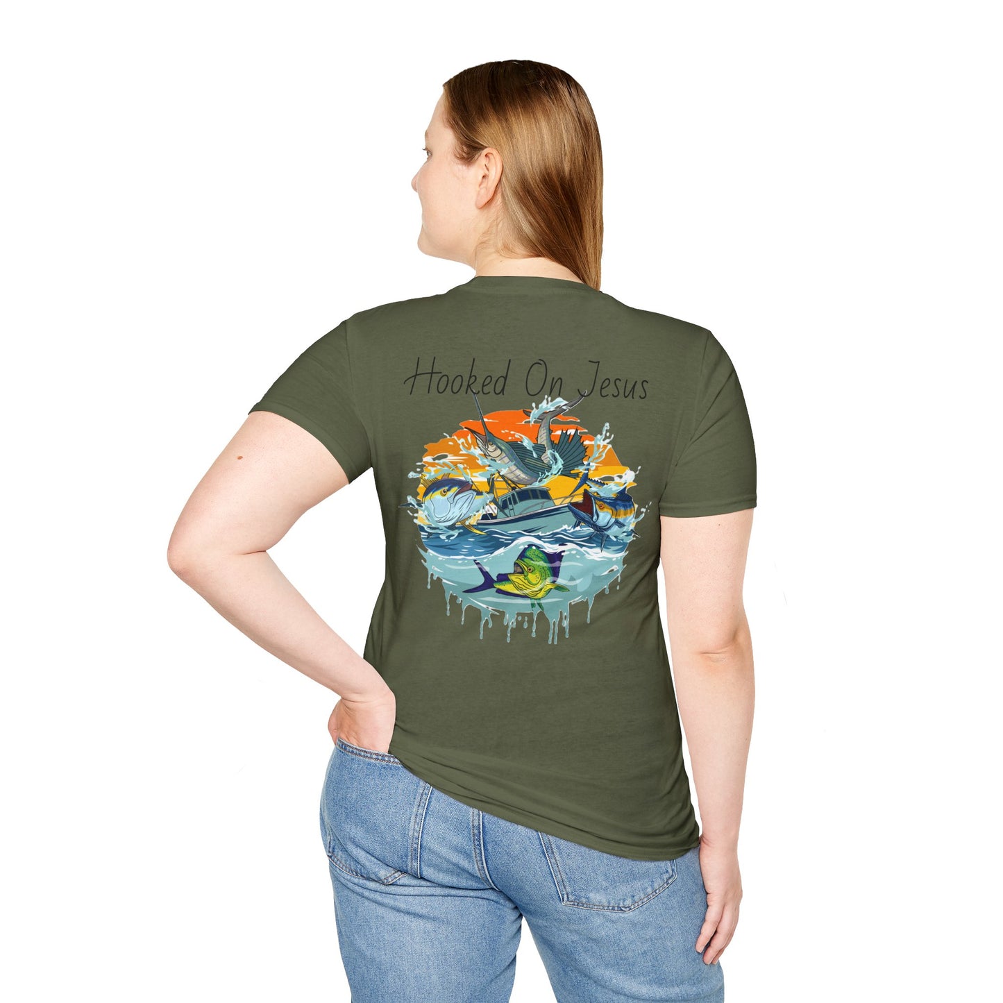 Hooked on Jesus T ( Unisex)
