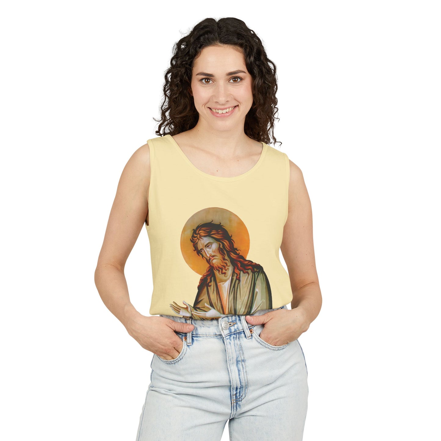 Unisex Faith Garment-Dyed Tank Top