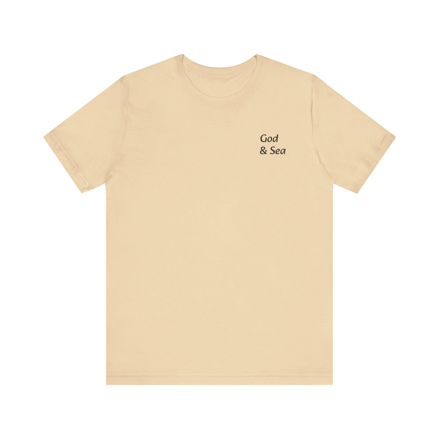 "God and Sea" Jersey Short Sleeve Tee Unisex
