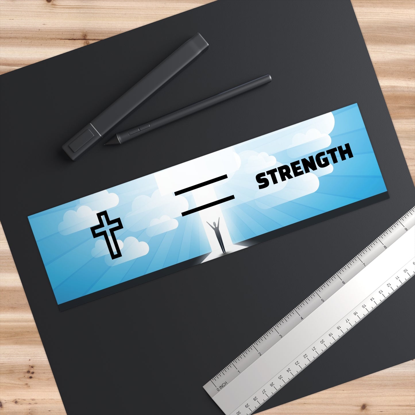 God's Strength Bumper Stickers