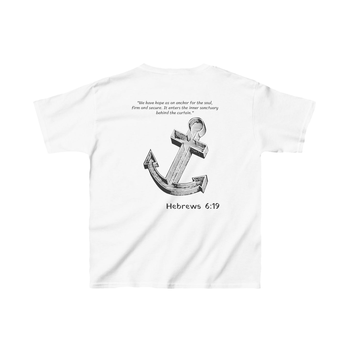 Kids "God is My Anchor" Heavy Cotton™ Tee