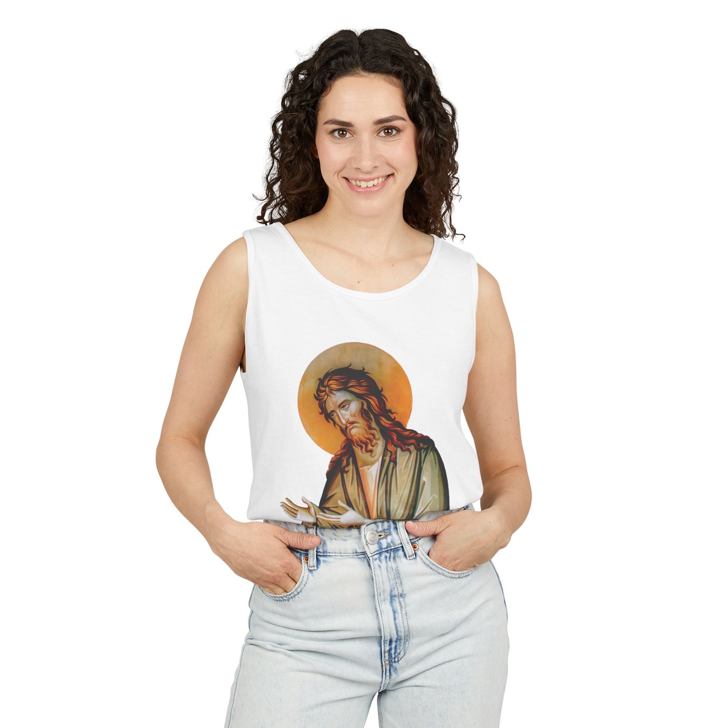 Unisex Faith Garment-Dyed Tank Top