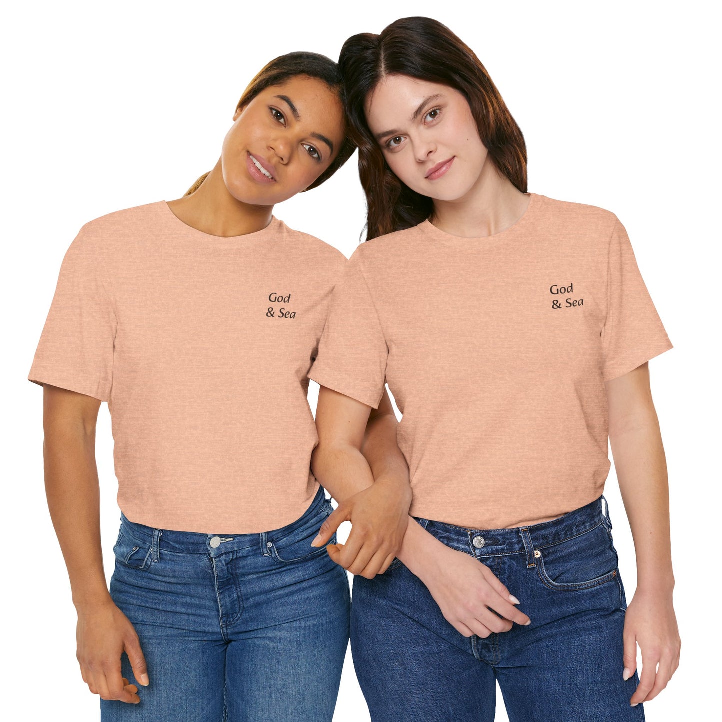 "God and Sea" Jersey Short Sleeve Tee Unisex